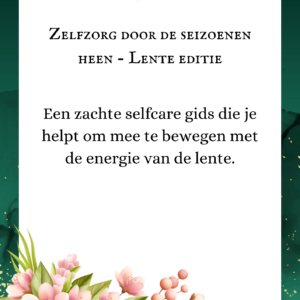 Pre-order Zelfzorg door de seizoenen heen - Lentegids